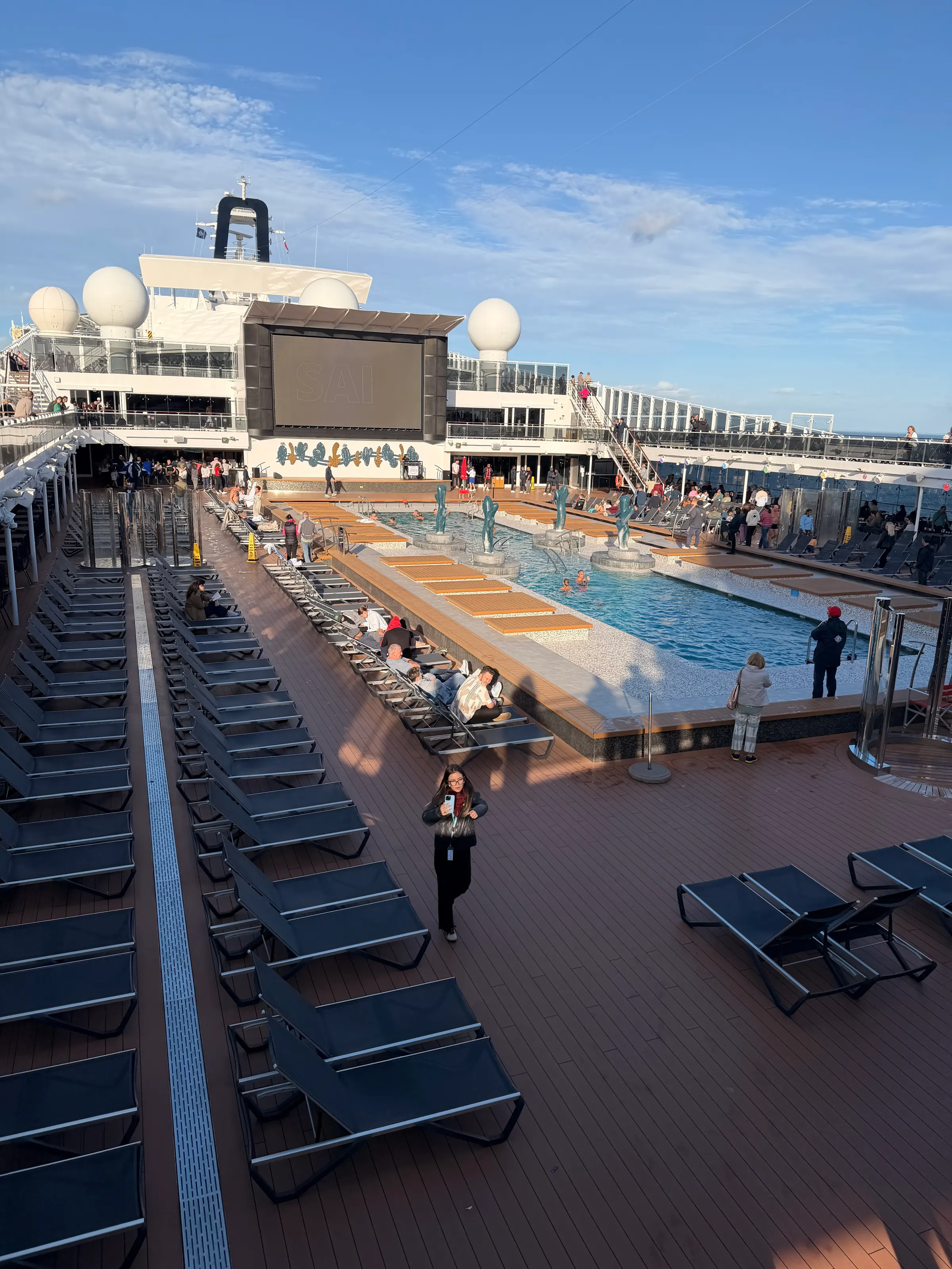 Large outdoor pool.