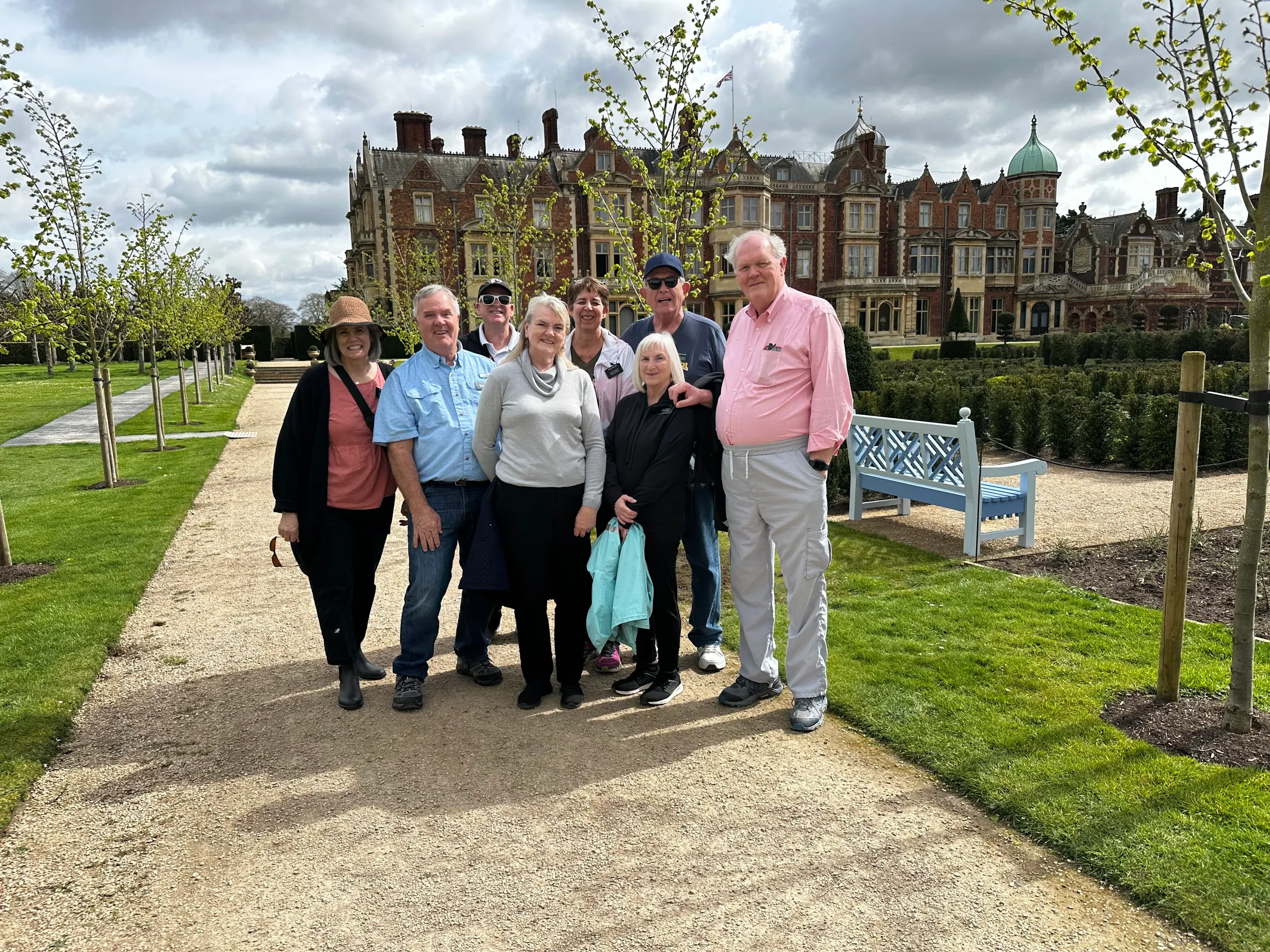 The group at the King’s place…Sandringham Estate.