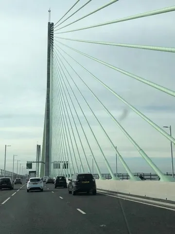 Finally...a bridge to get into Liverpool....