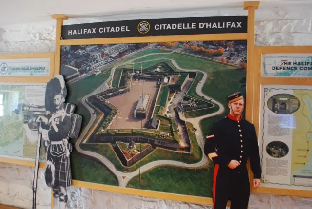 The Citadel fort in Halifax....