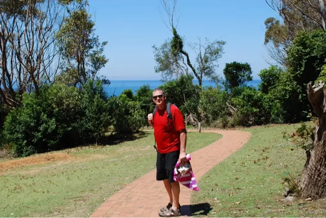 Headed down to check out what the beach was like. I was thrilled with it.
