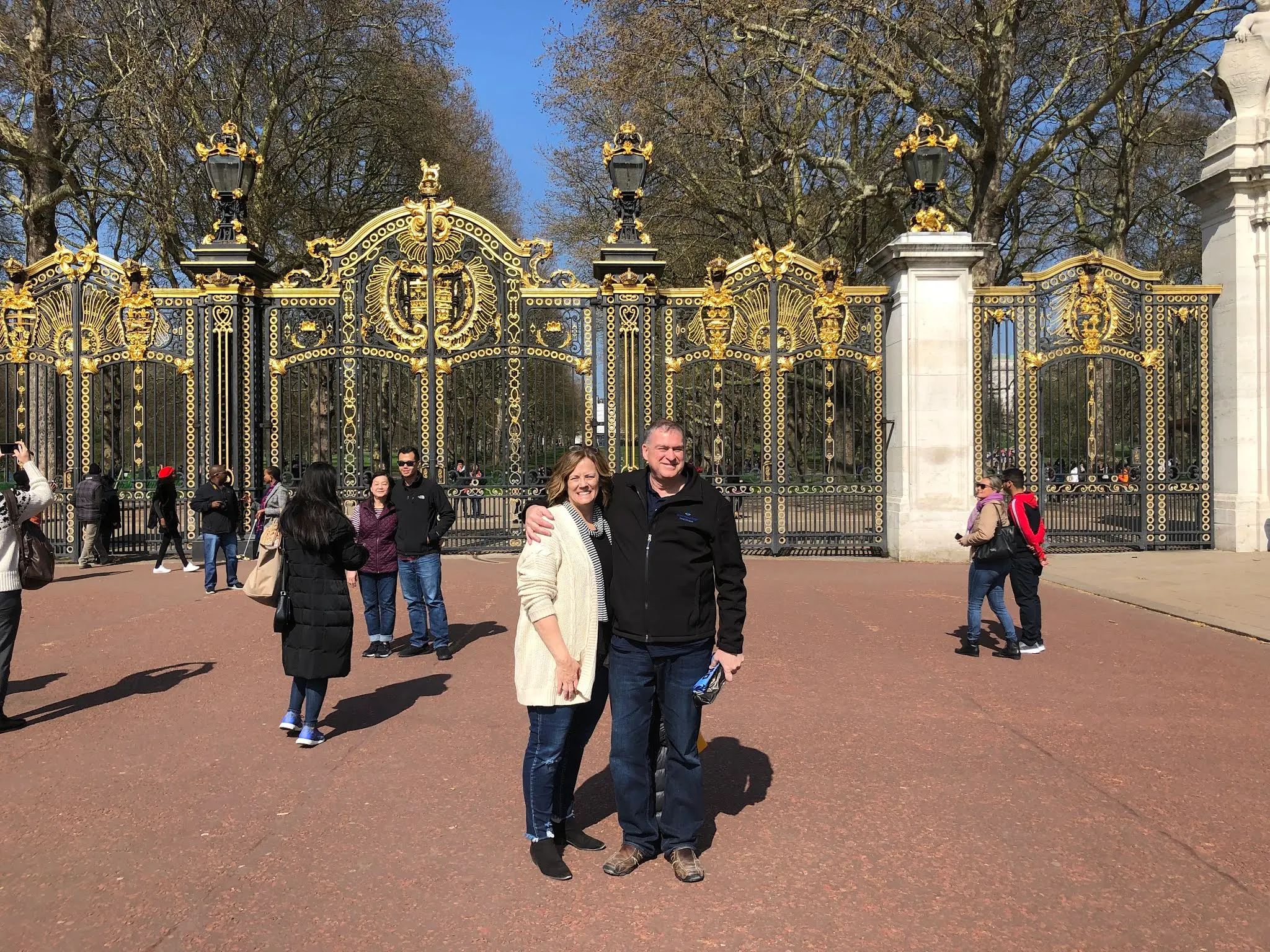 The East Gate at Buckingham Palace