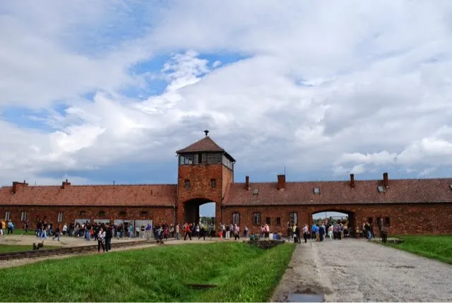 Auschwitz1- Birkenau Entrance. The trains rolled through here with prisoners.....