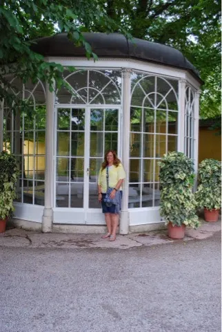 The hills are alive with the Sound of Music....a famous moment in the movie used this gazebo.