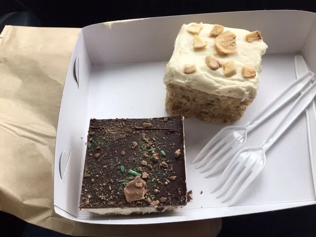 Dessert after lunch.....what else do you do at a bakery!