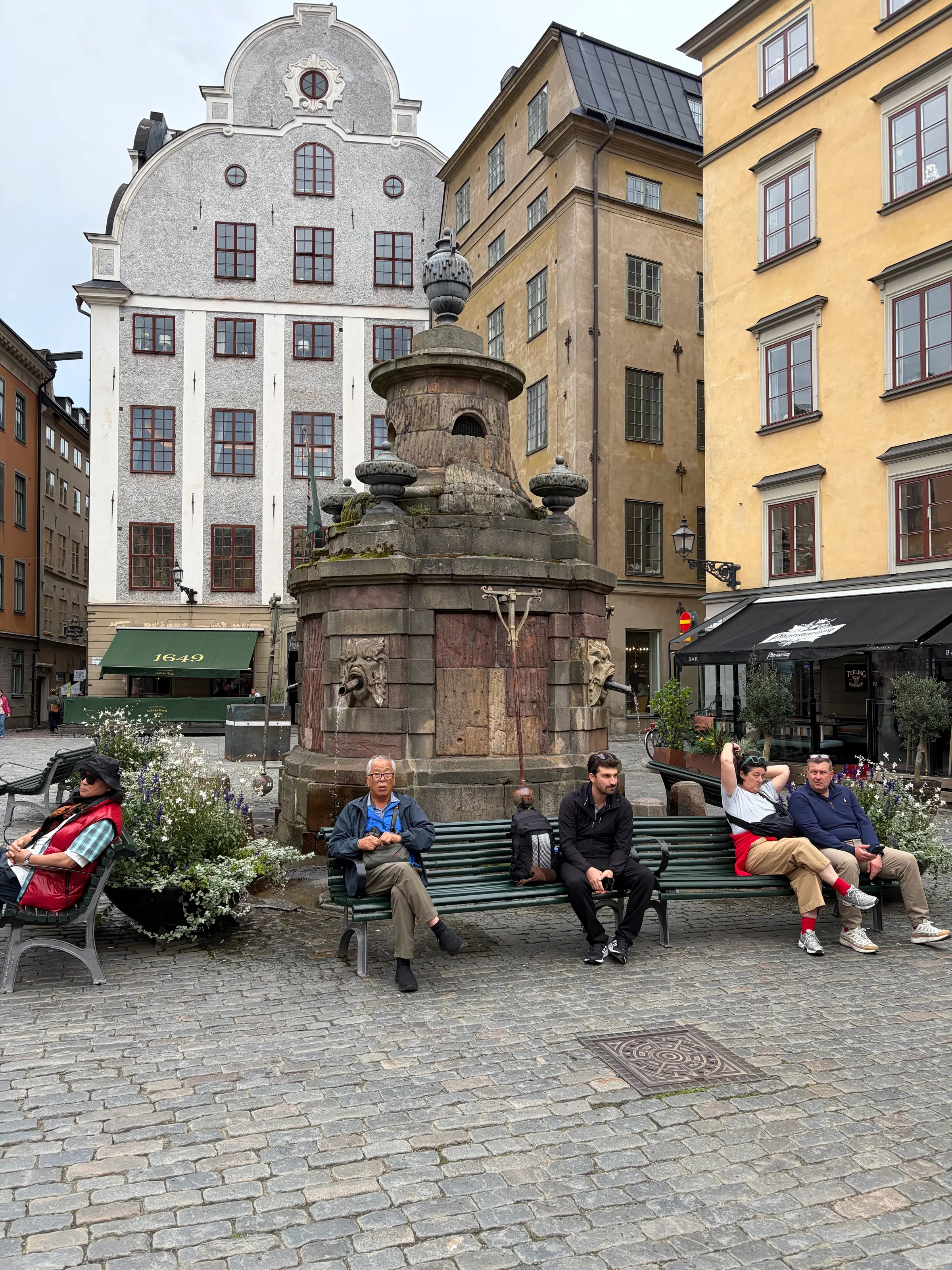 This is the Stortorget Fountain. It was on our list of things to see. It must have some history that I’ll have to research otherwise it wasn’t much to see.