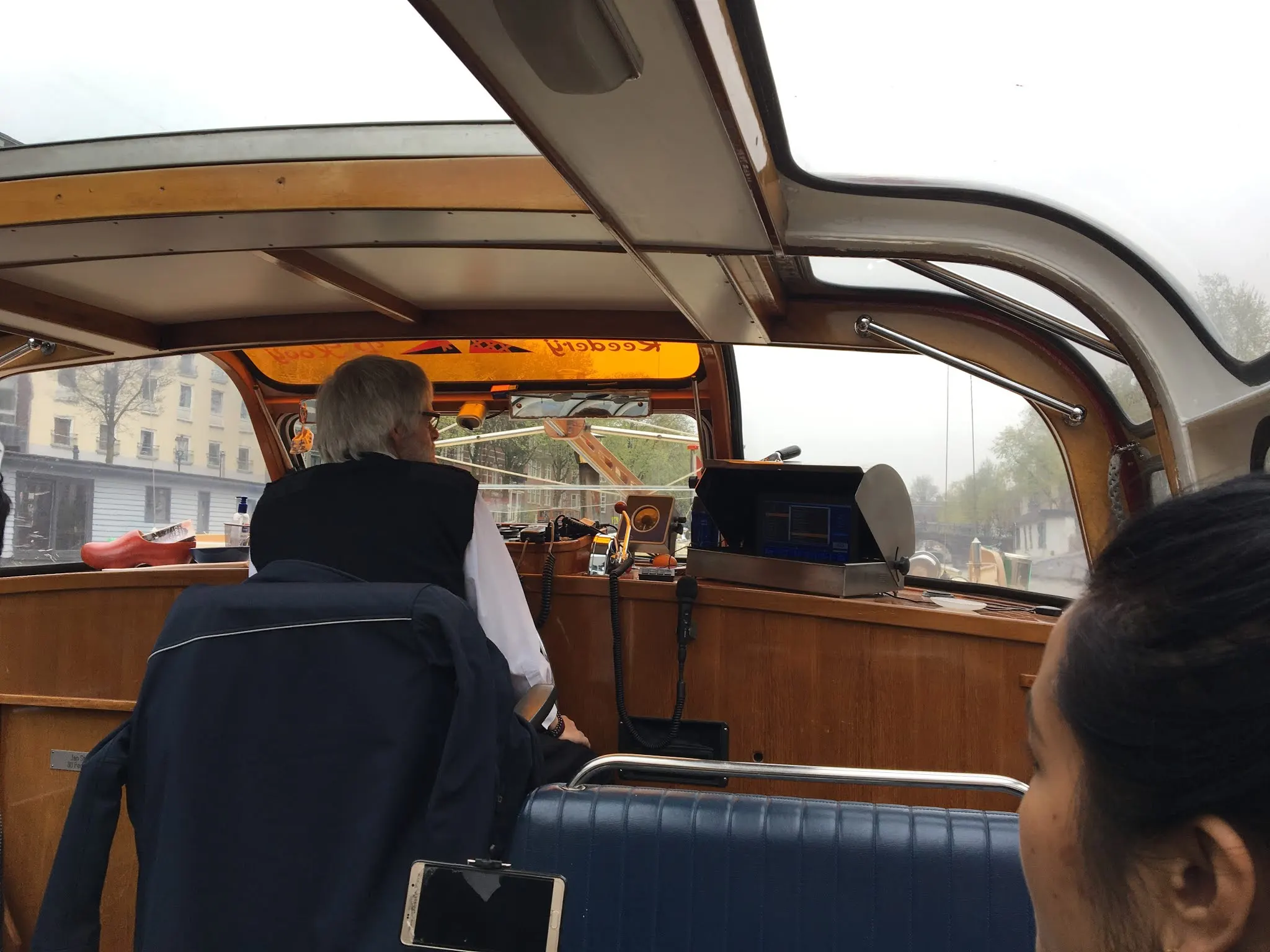 Our tour boat skipper...