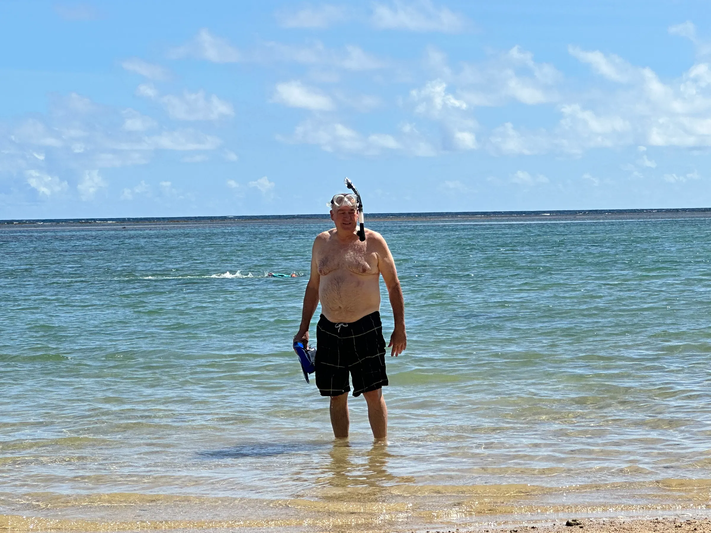 The happy snorkeled!