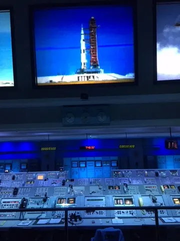Actual mission control devices used ....