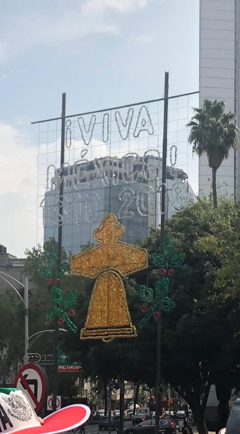 Viva Mexico...displayed in many places.