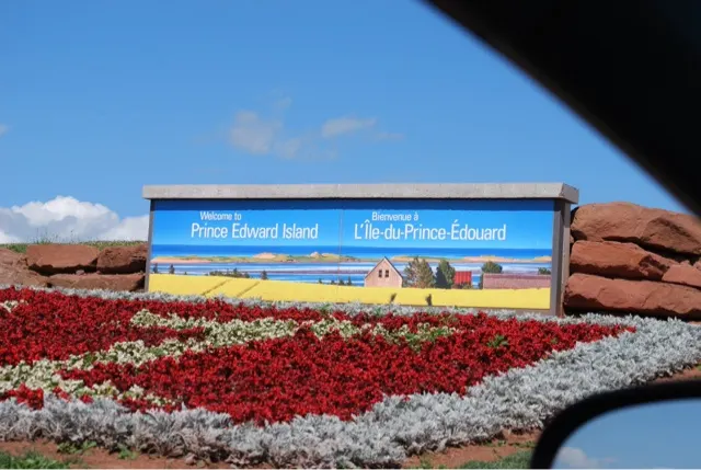Prince Edward Island (PEI) arrival....