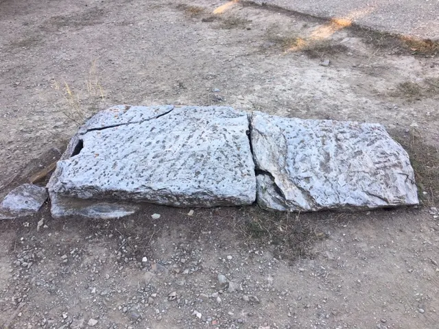 Artifacts from the old cemetary.....
