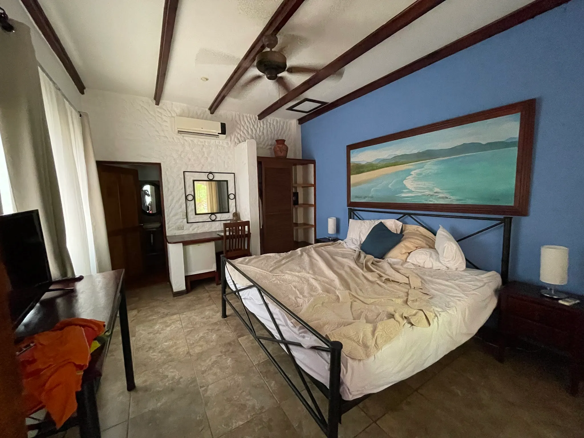 This was our room at the Hotel Conchal where we stayed the last two nights. It was a really nice place to be. However, beach access was a bit of a walk especially to Playa Conchal. But, when not at the beach, lounging here was awesome.