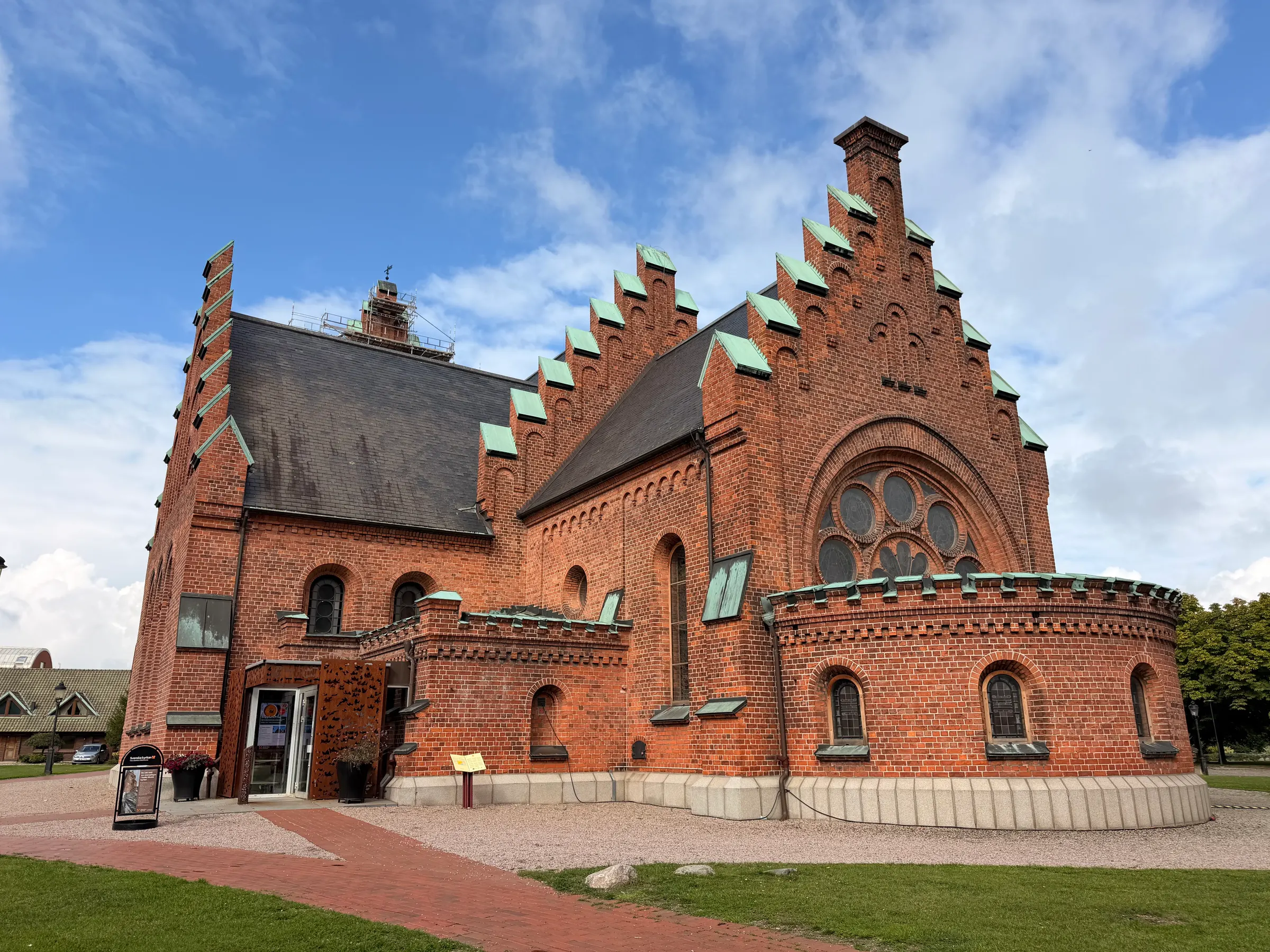 This is the outside of that old Lutheran church.