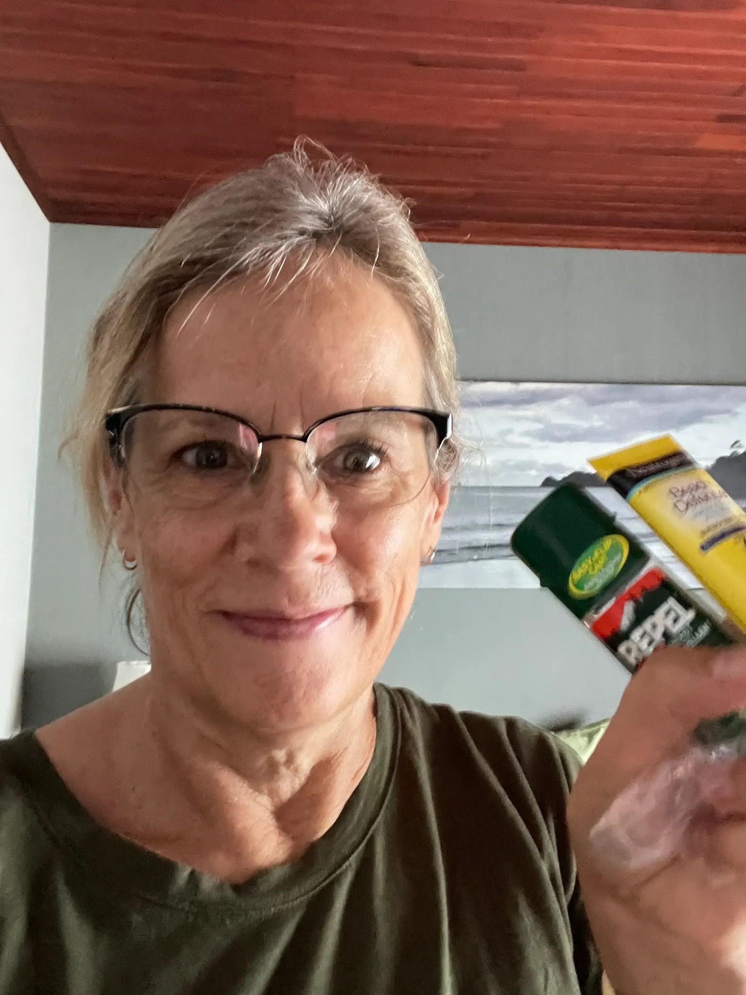 The essentials….bug spray and sun screen!