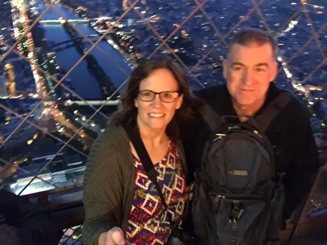Top of Eiffel Tower...