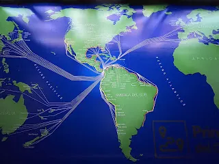 Interesting map that shows all the countries that use the Panama Canal for their movement of goods throughout the world.