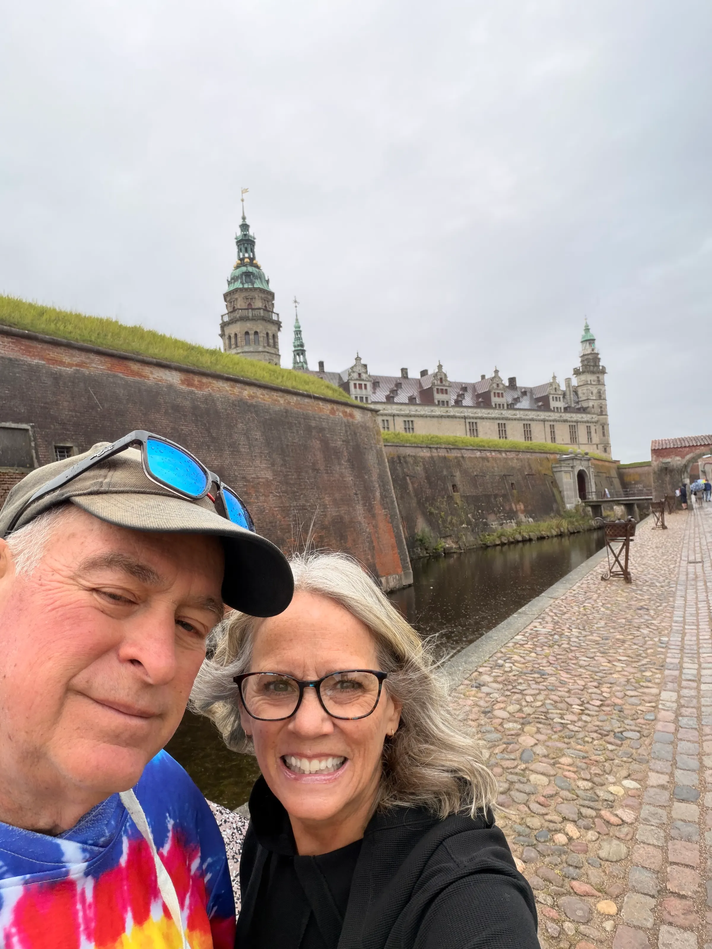 We are standing by the inner mote that surrounces the Kronborg Castle.
