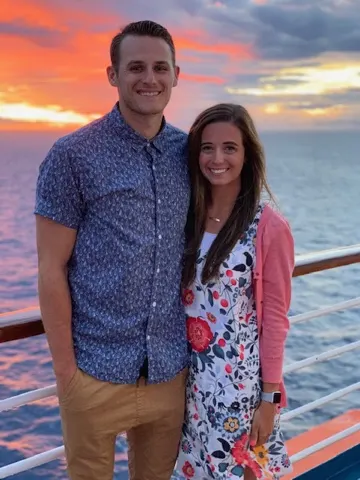 Great looking kids. The next shots are great but we missed Mike and Cassidy as they were at the dining room already. Bummer...we wish we had a shot. This is Travis and Kenzie.