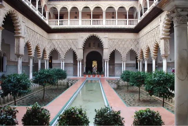 You can see the Moor's design in the architecture of Alcazar....