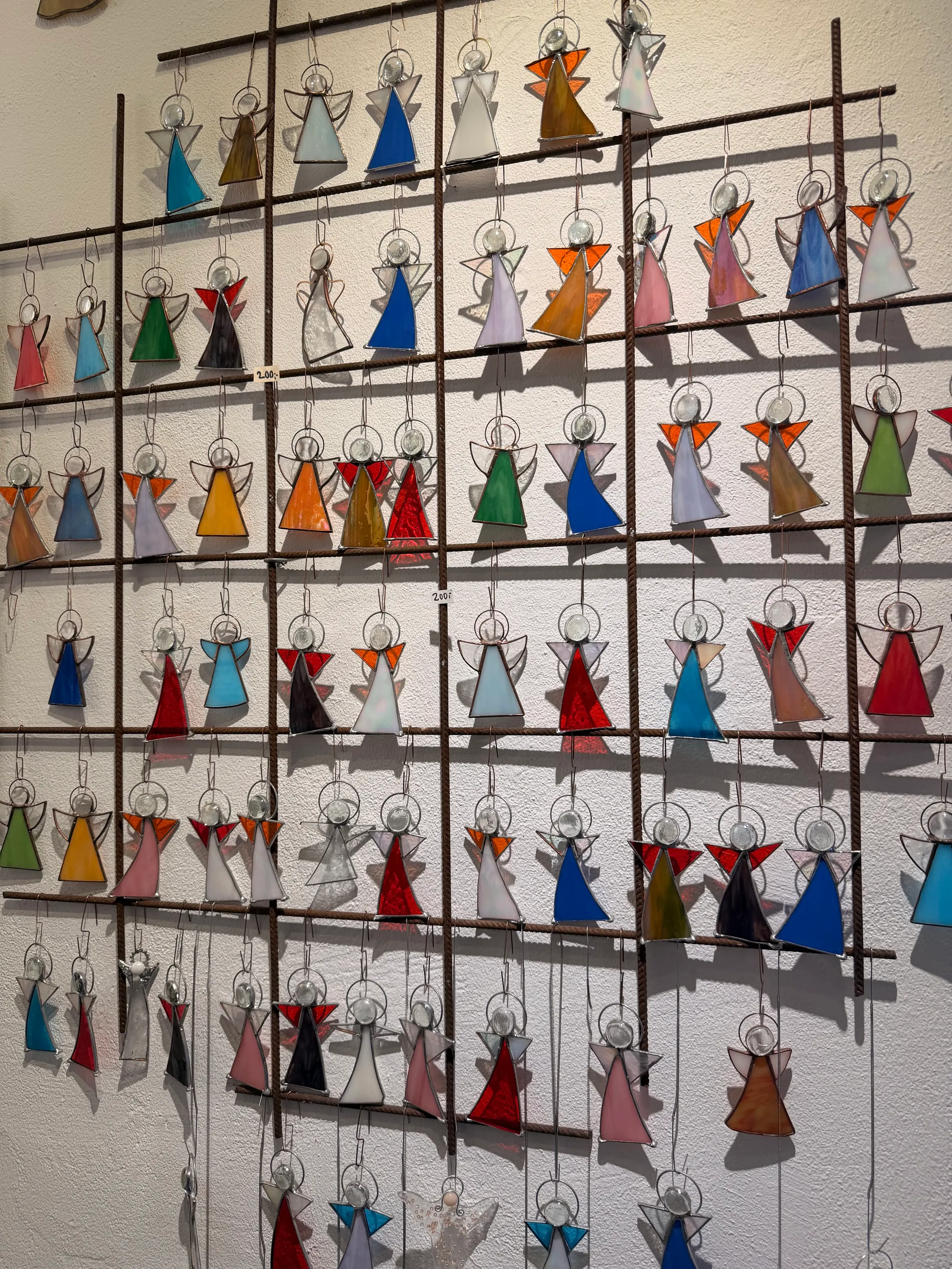 This is Denise’s new hobby. So she was excited to see this and see what they were asking for each. $20 for each angel.