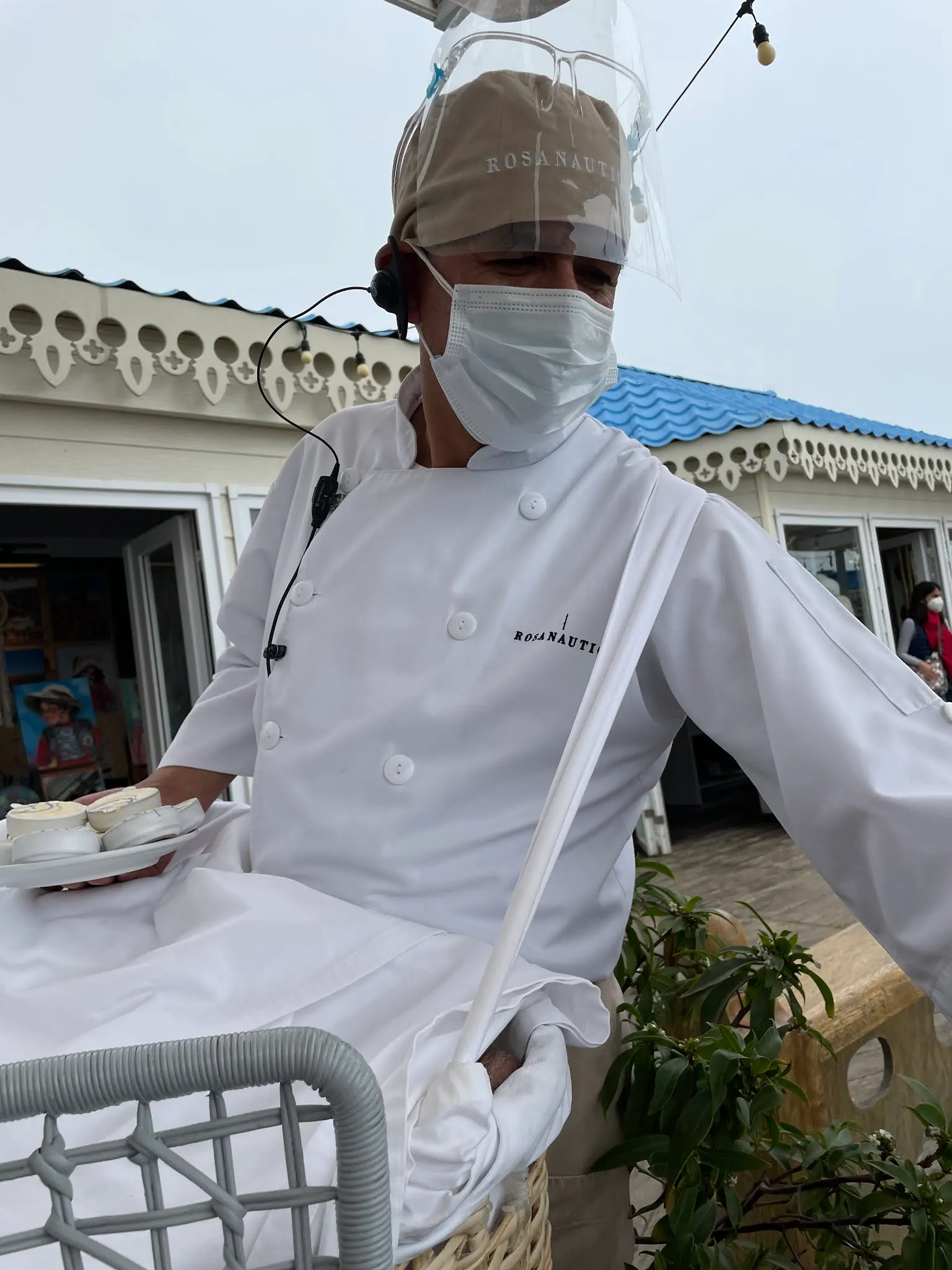 This guy was our bread server at lunch. We paid to have bread and he kept the bread coming which was really yummy.