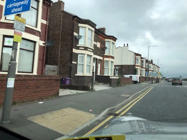 Some row houses as we head out of Liverpool...