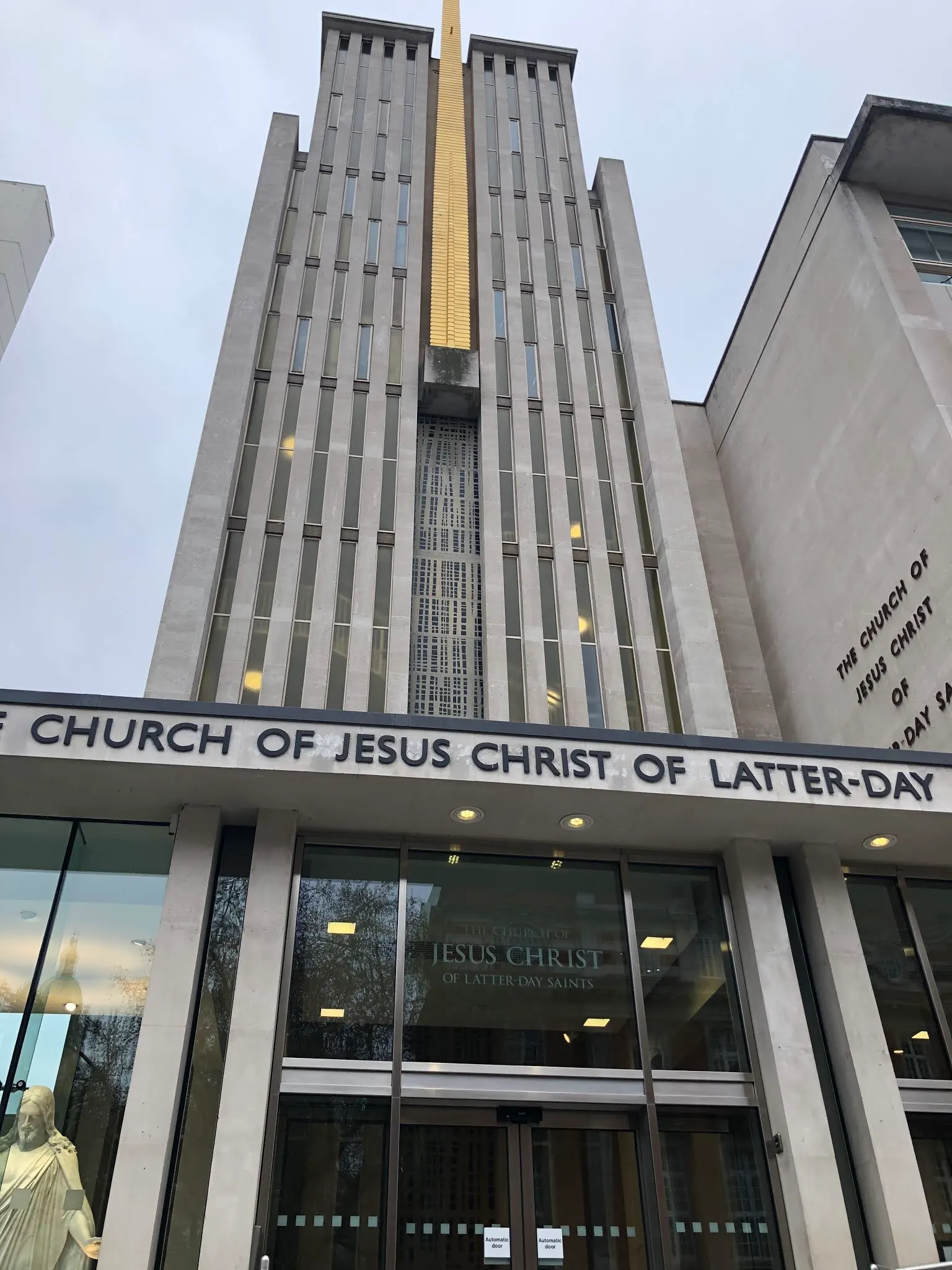 The chapel entrance....