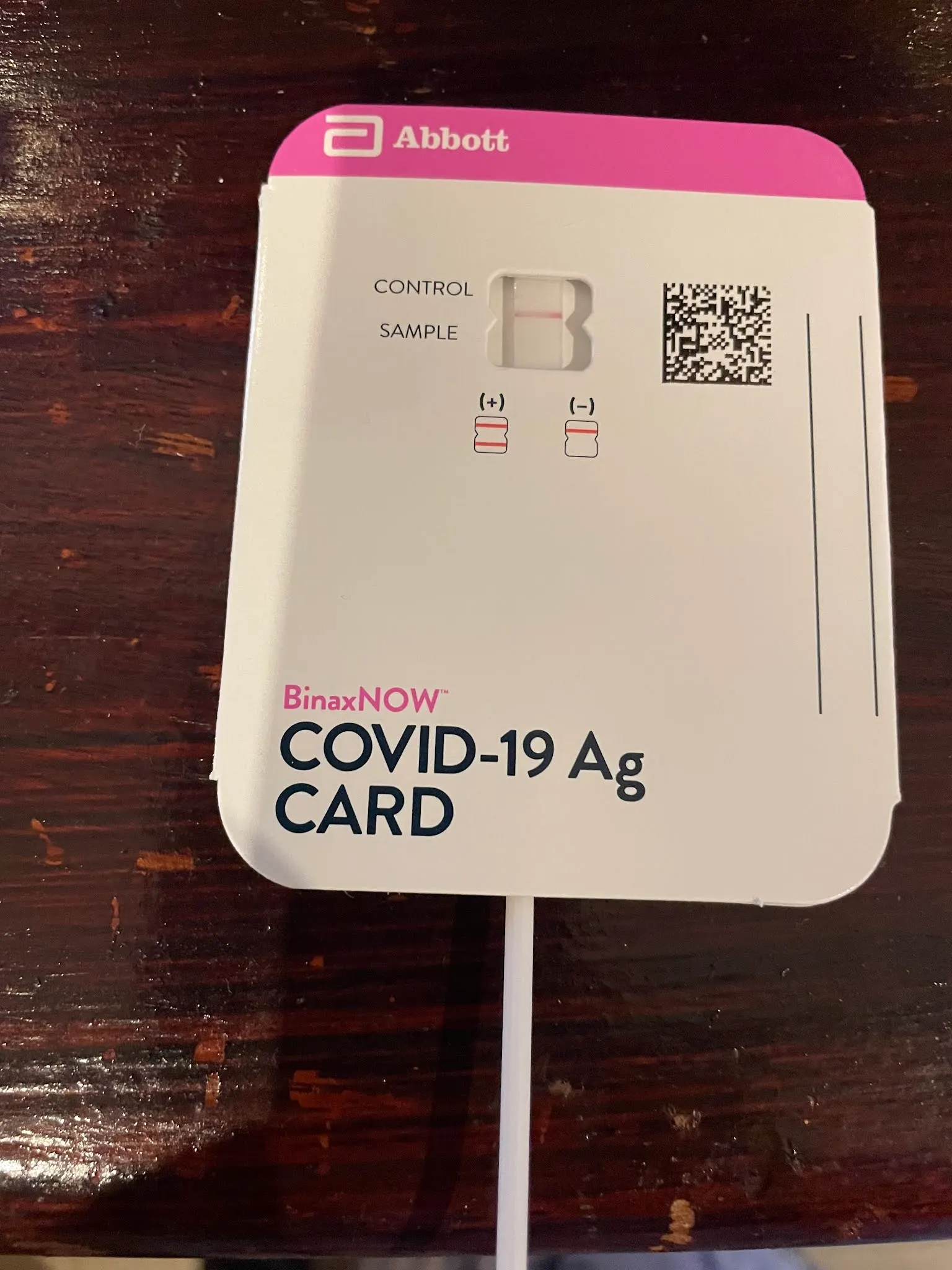 Denise’s negative Covid test. So sad we probably cannot use it. $35 down the drain as a result. Totally my fault. I should have realized she needed her own emed account! But fingers are still crossed that they can adjust it.