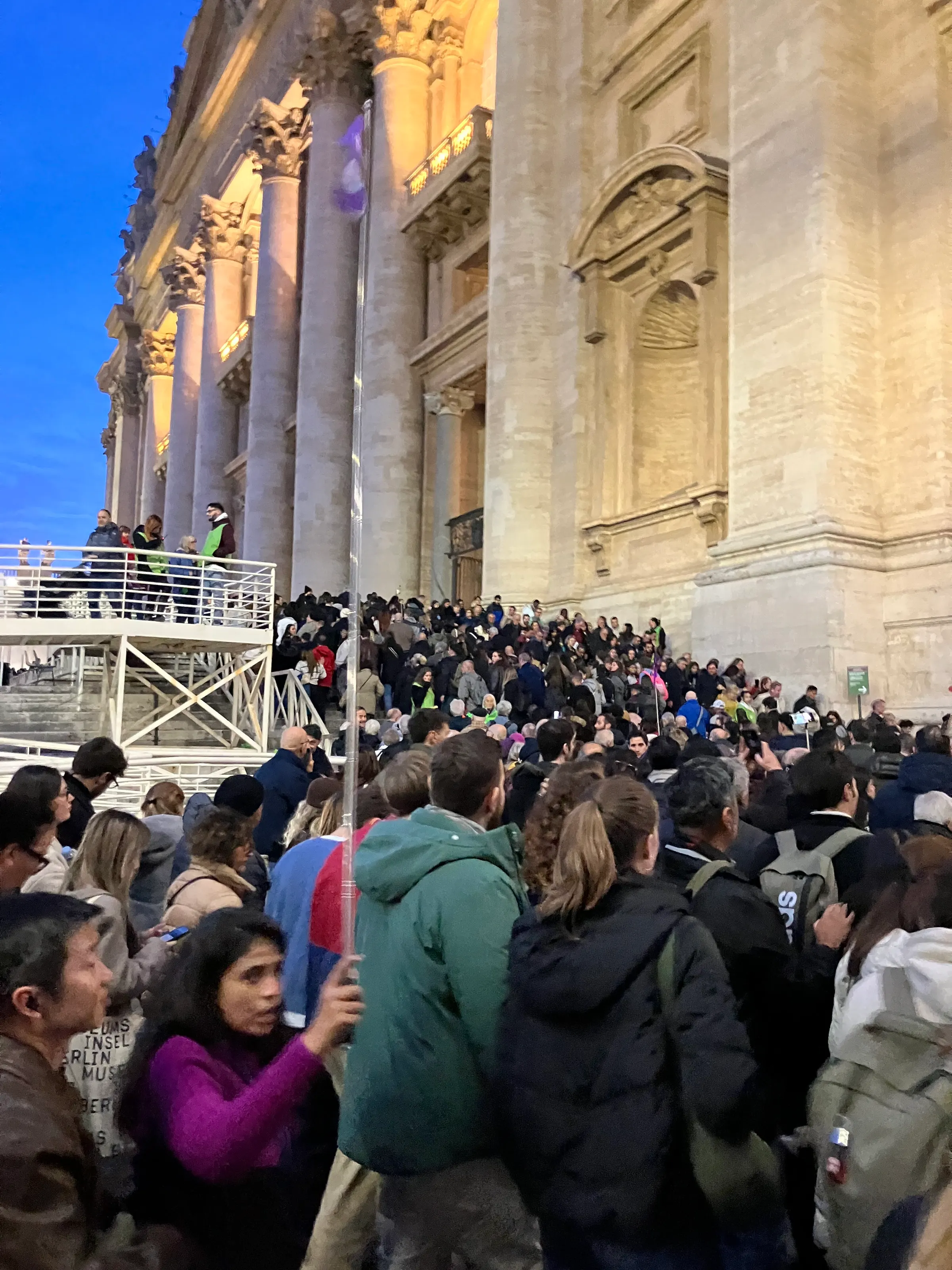 Masses of humanities trying to get in through this sacred door.