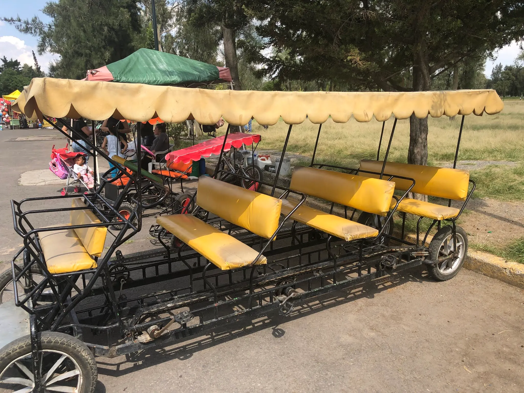 At the park, people were renting and riding these all over the place. We were almost run over many times....