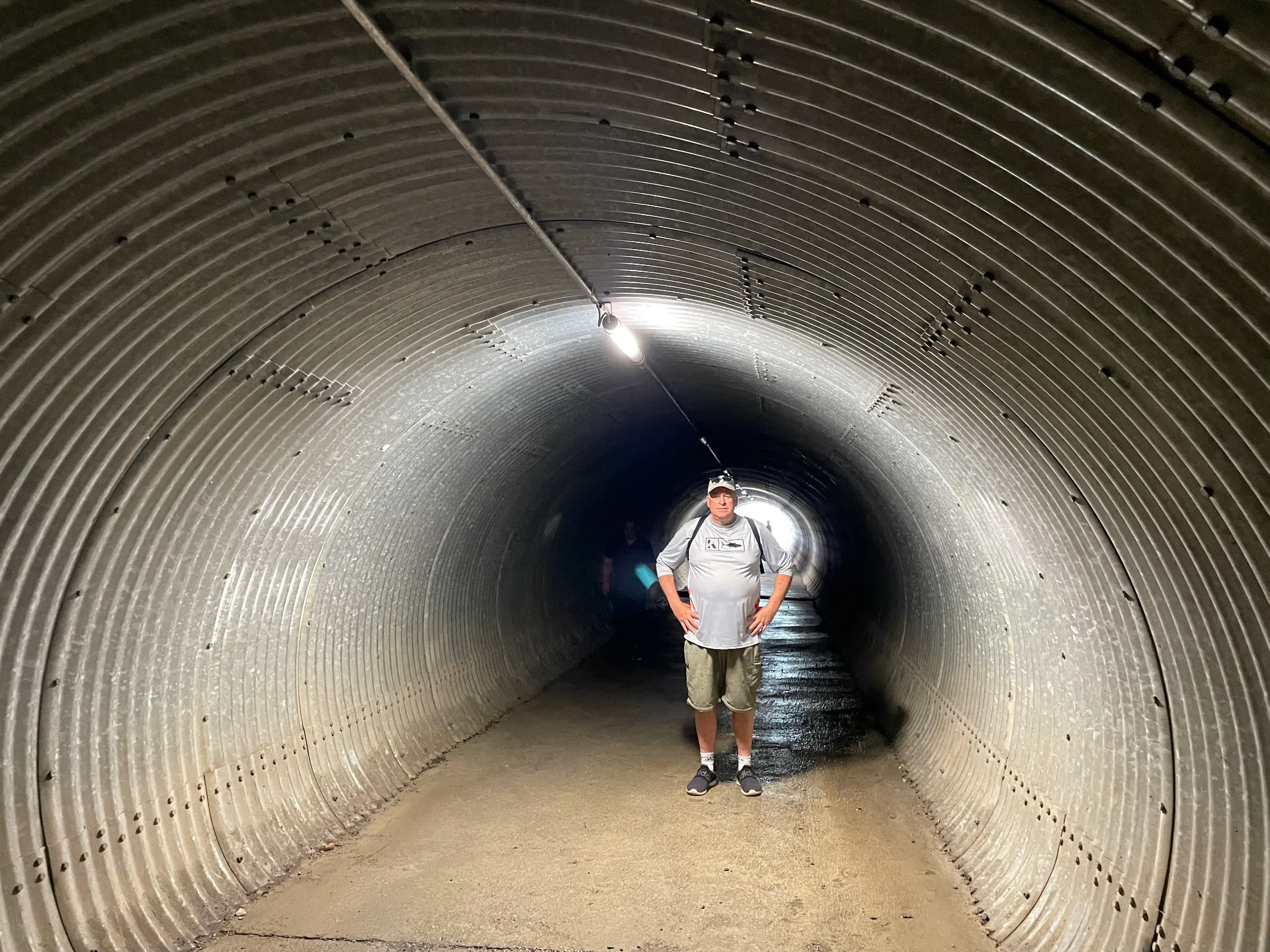 The Swiss love tunnels…on their roads and at their tourist sites. Me in the tunnel coming back from Staubbach Falls.