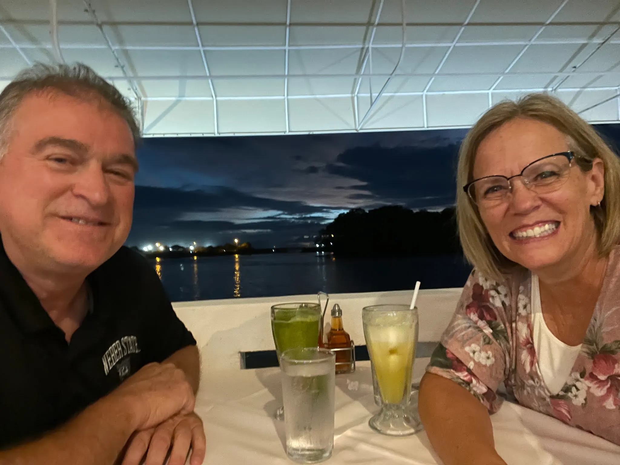 Having a wonderful dinner with my beautiful wife. What a great travel companion she really is. I know I’m not easy especially in stressful situations. But she is such a great calming and reassuring voice as things come up. We do well together mostly because of her.
