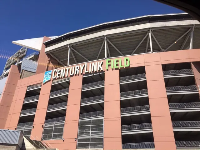 Seattle baseball or football stadium...not sure.