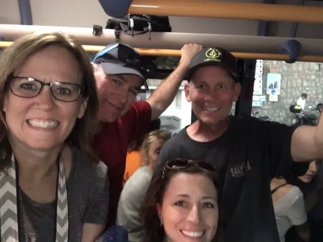 Crammed on the bus....