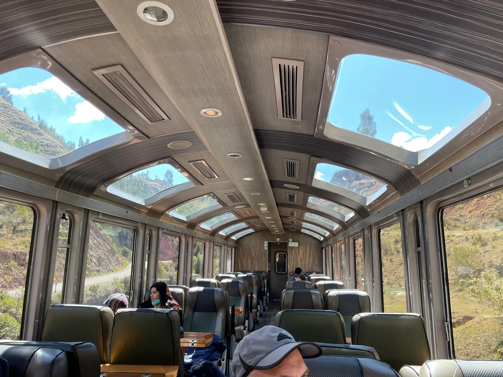 The Vistadome Train car that we had. It was very nice for viewing all aspects of the ride.