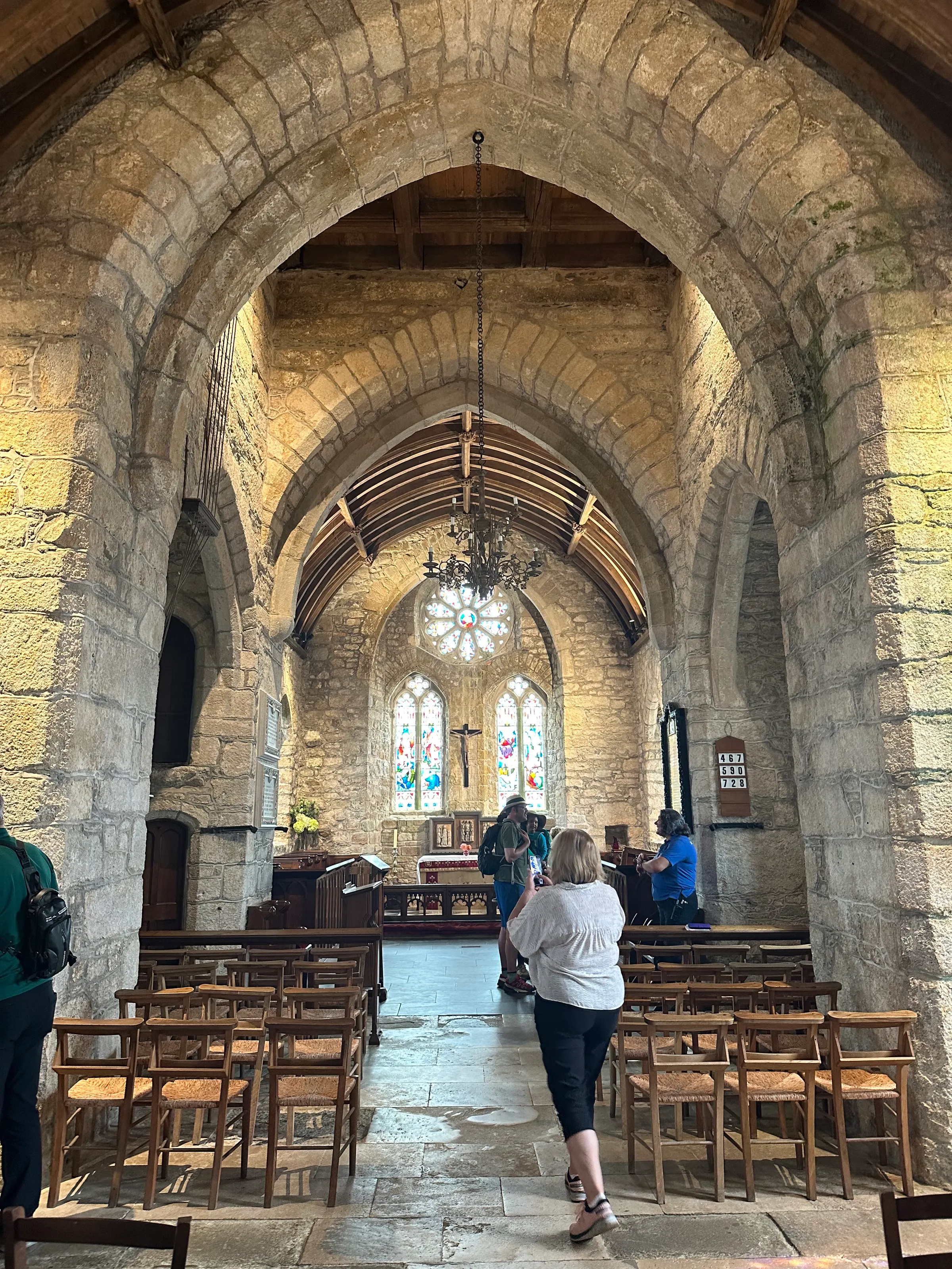 The chapel at St. Michael’s Mount. It was small but really nice.