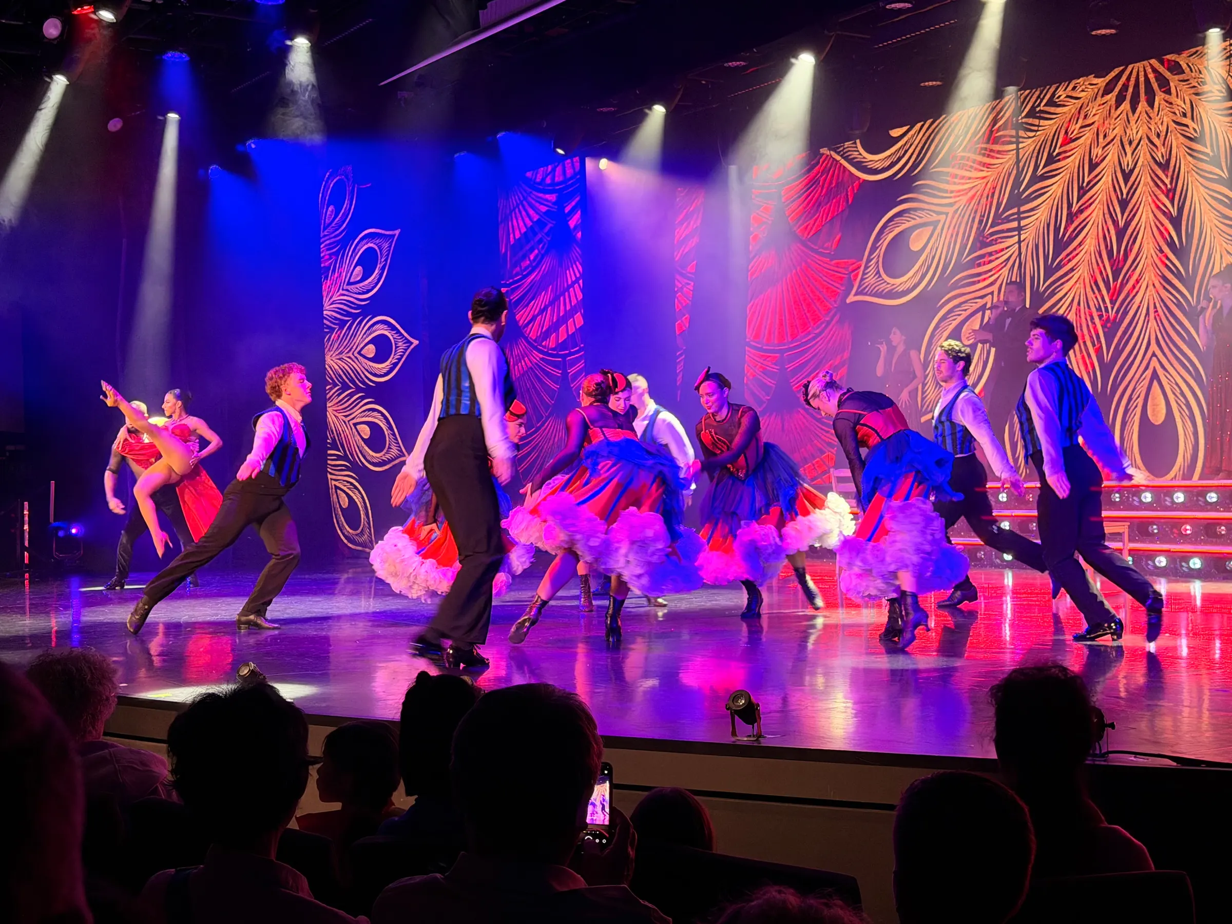 The ship dancing team.
