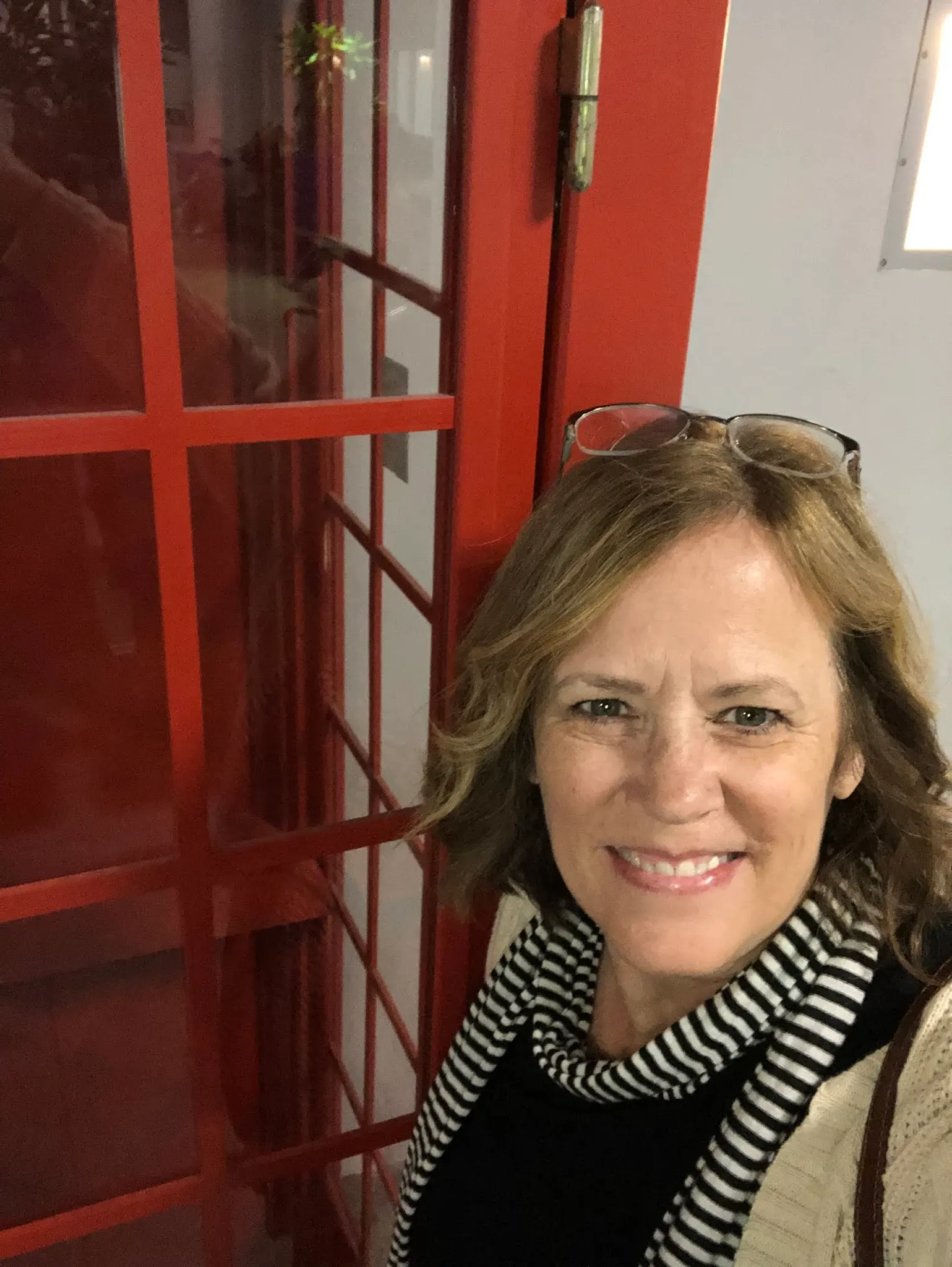 London telephone booth.