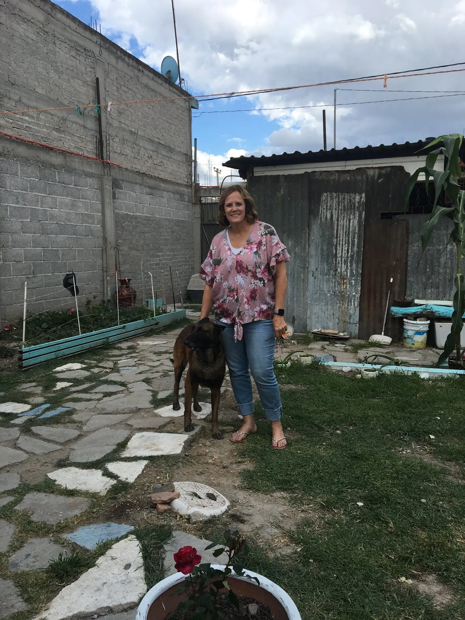 Blanca and Juan have two dogs. Everyone has dogs! Their dogs were very quiet and friendly. You didn’t even know they were there.