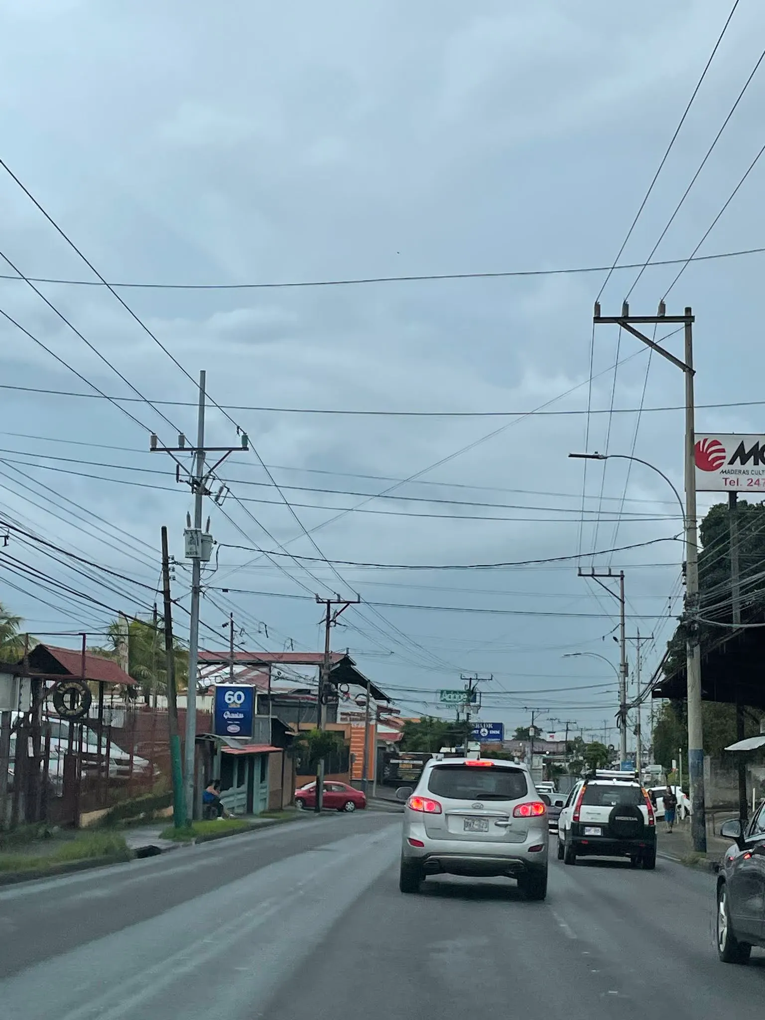 When I travel to other countries, I’m always amazed at the wires that are above ground. We’ve seen some amazing sites in this regard. Not too bad here as we left San Jose.