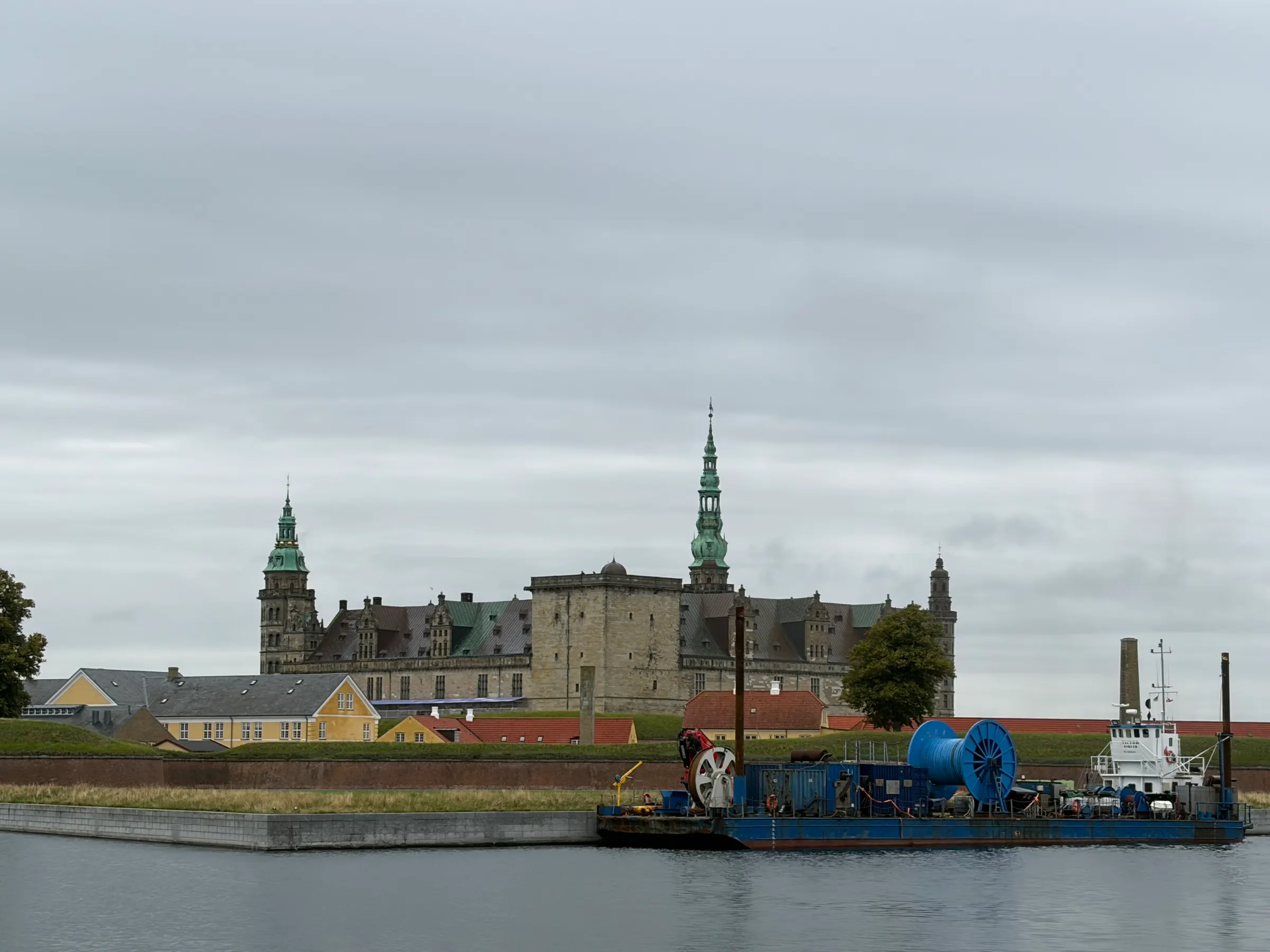 Another shot of Kronborg Castle. It sits right on the sea.