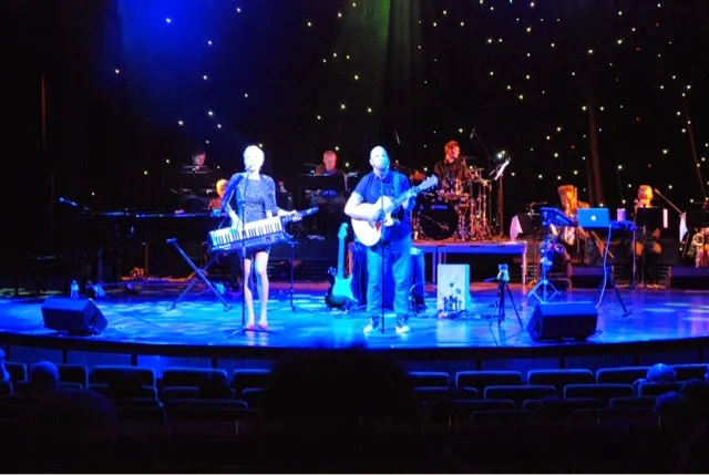 The band...5 O'Clock Somewhere...performing a matinee.