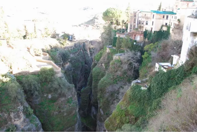 Ronda is built on this crazy canyon. Very beautiful.