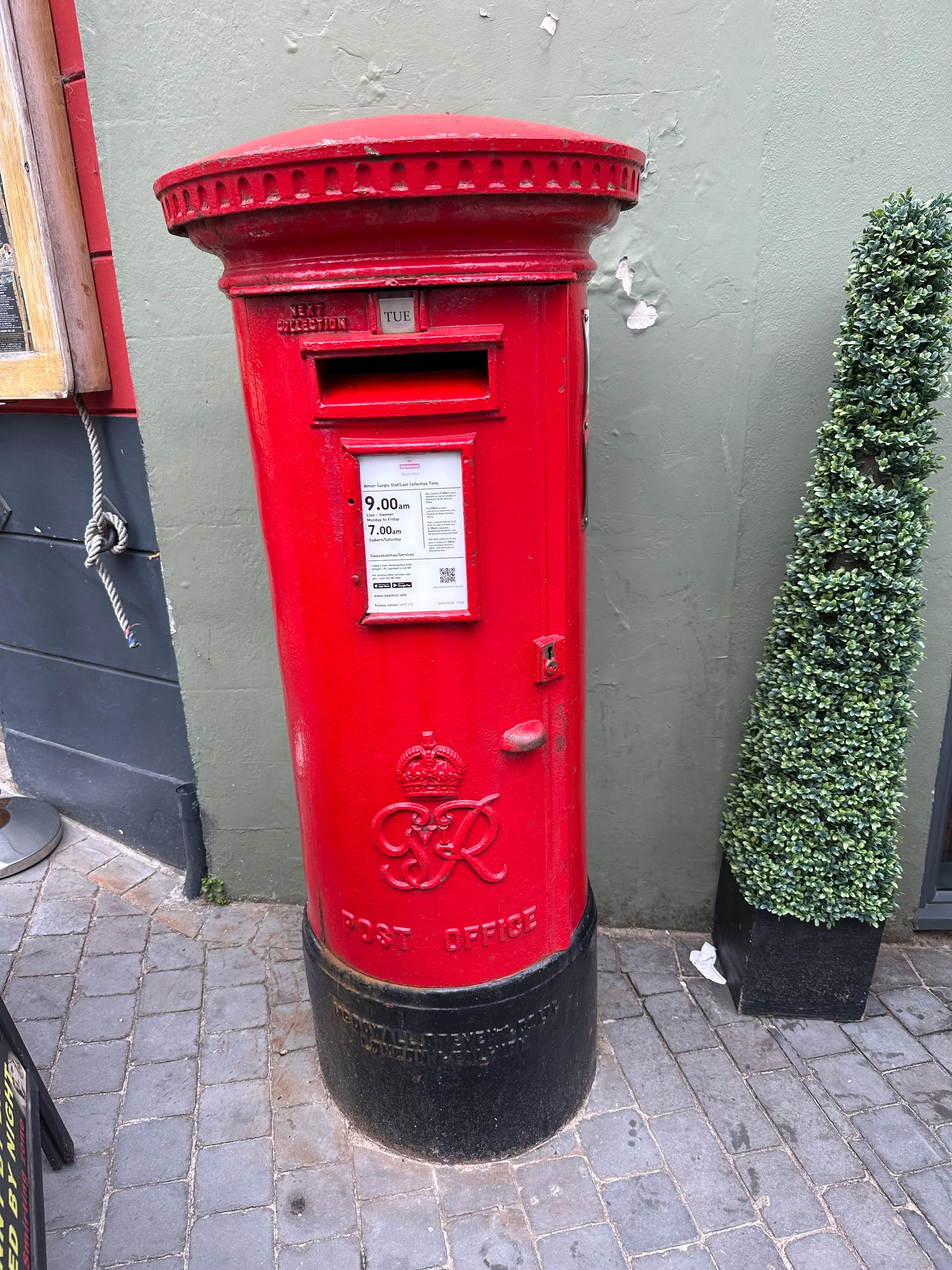 Royal mail box.