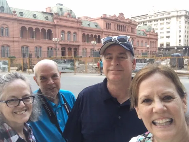 The tourists....