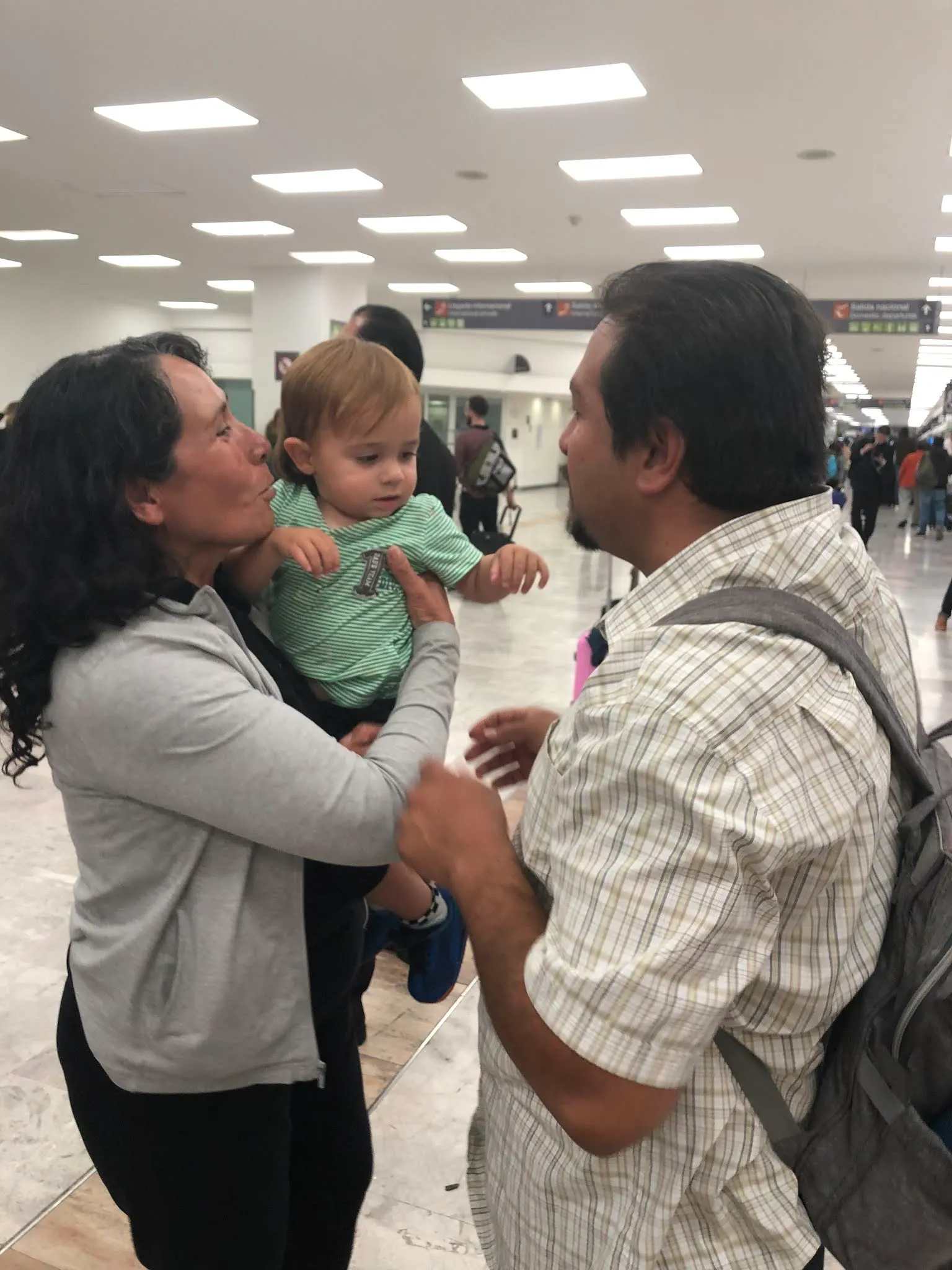 Grandson (Atticus), Son (Neza) and Abuela Blanca....just awesome.