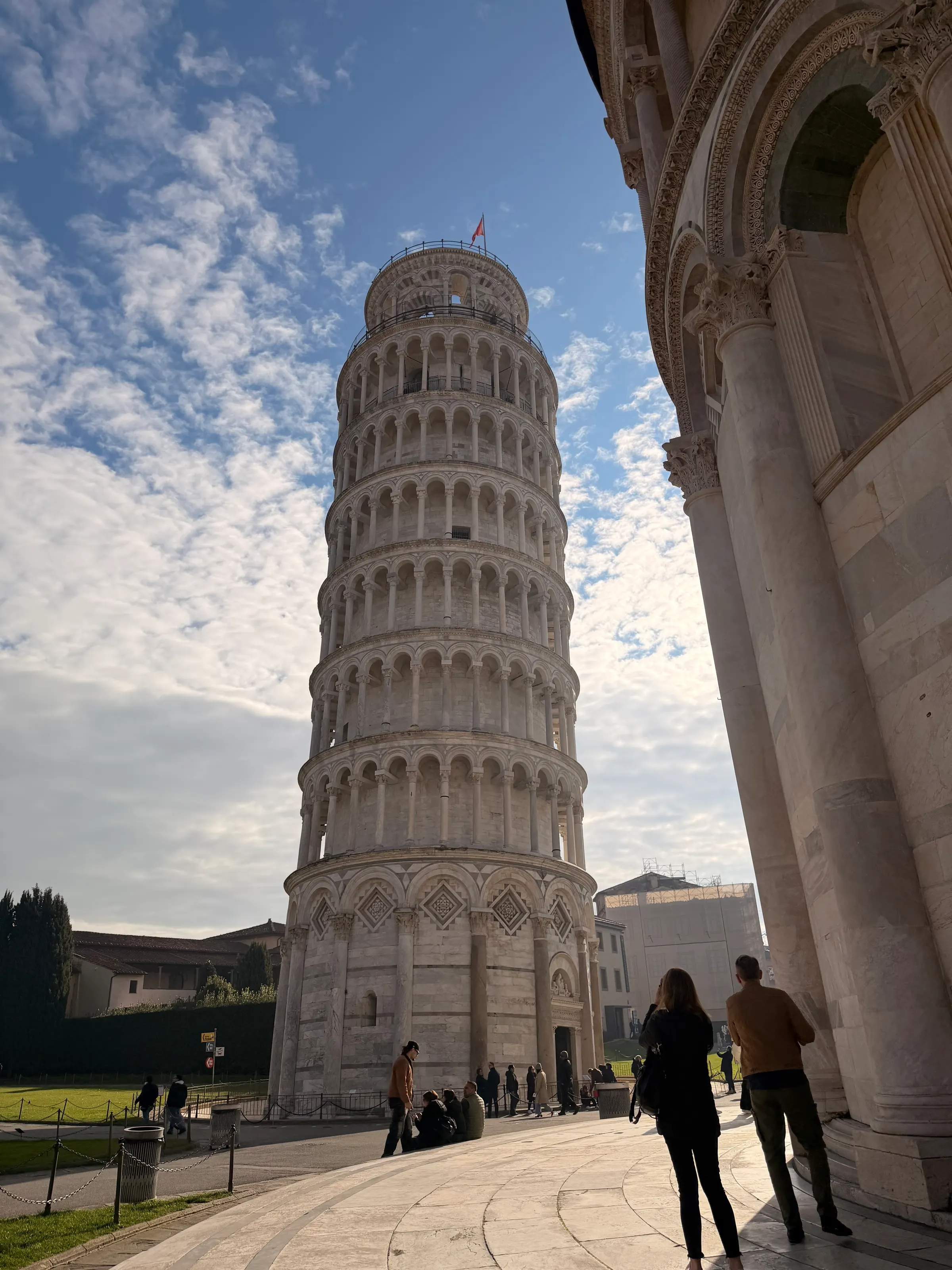 A good shot of the tower that was built in the 1100’s.