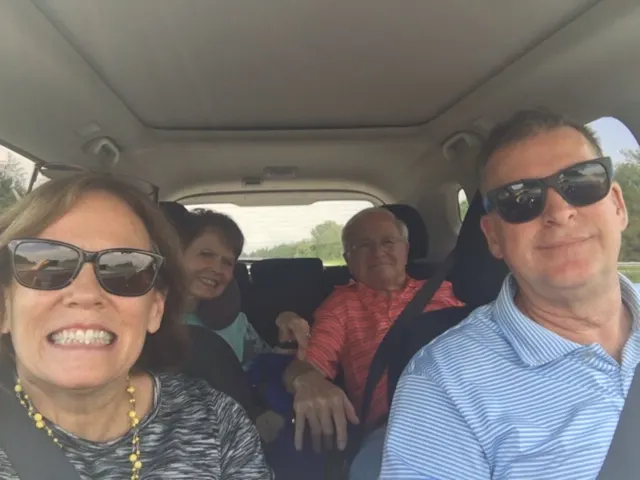 We are off on our trip from Montreal's airport....