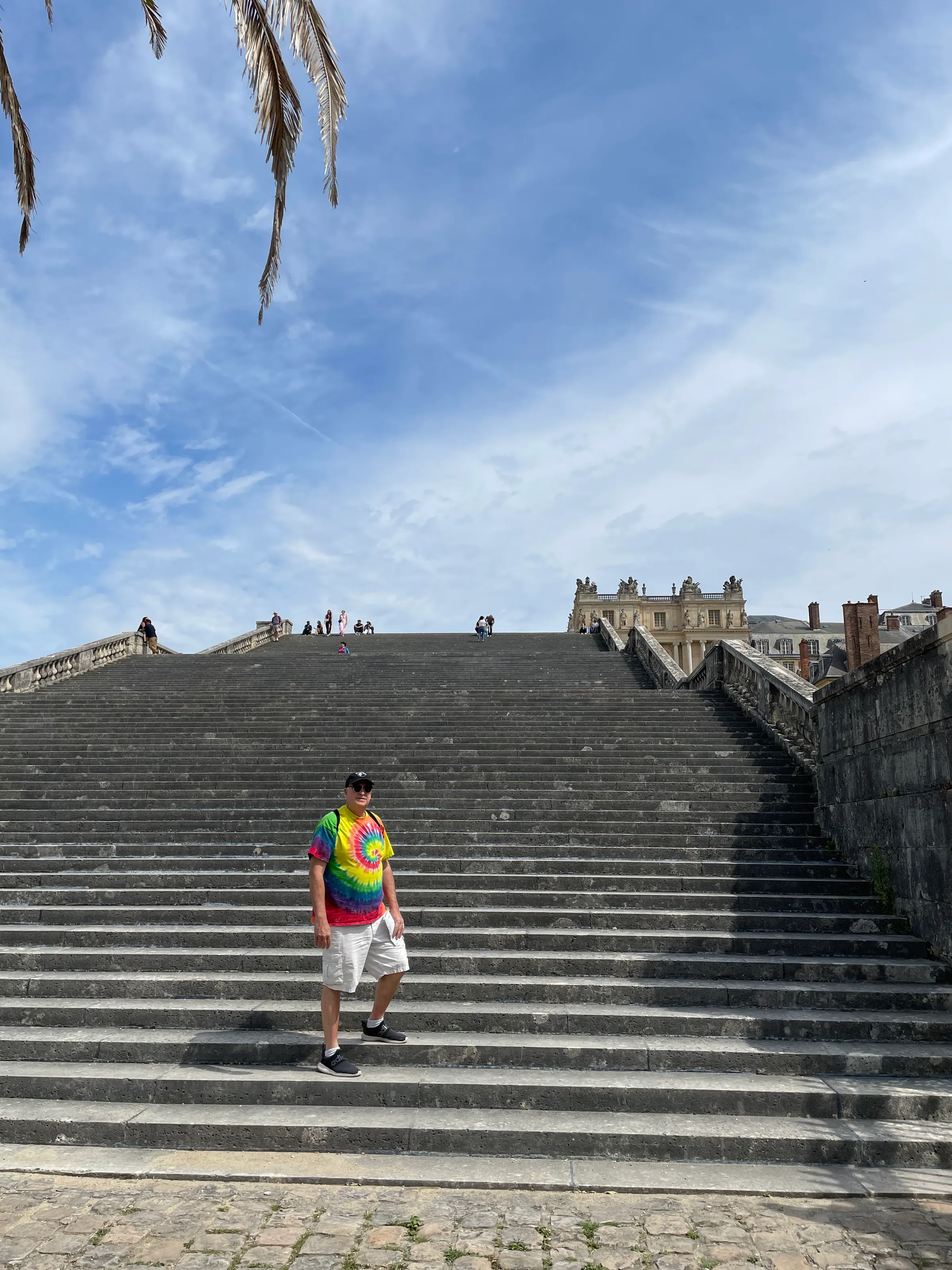 Me on some of the steps in the Versailles Palace Garden….